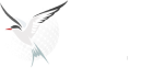 White logo